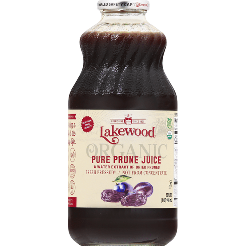 Lakewood Juice, Organic, Pure Prune, Fresh Pressed (32 oz) Instacart