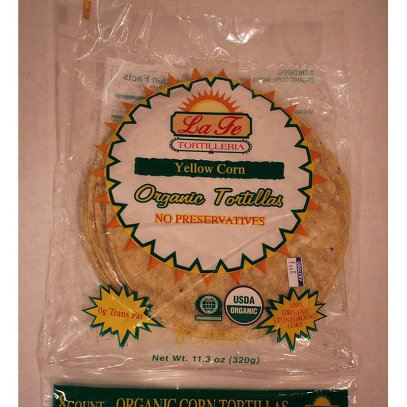 La Fe Organic Corn Tortillas