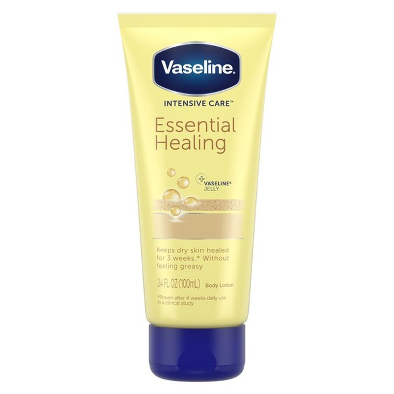 Vaseline Hand And Body Lotion Essential Healing (3.4 oz) - Instacart