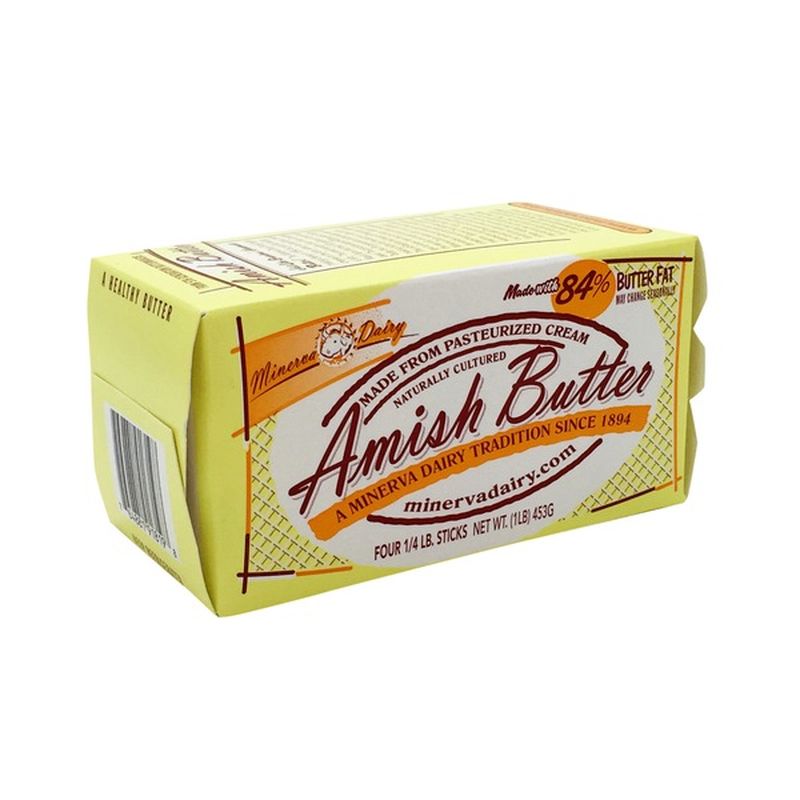 Minerva Dairy Butter, Amish (4 each) from Standard Market Instacart