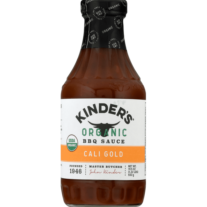 Kinder S Bbq Sauce Organic Cali Gold 19 5 Oz Instacart