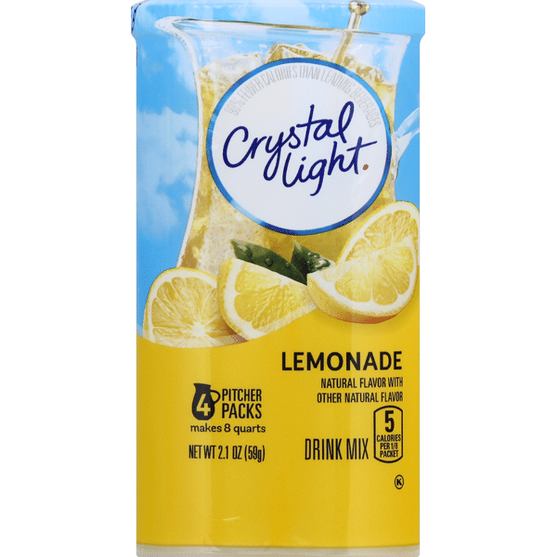 Crystal Light Lemonade Powdered Drink Mix (2.1 oz) from Mollie Stone's ...