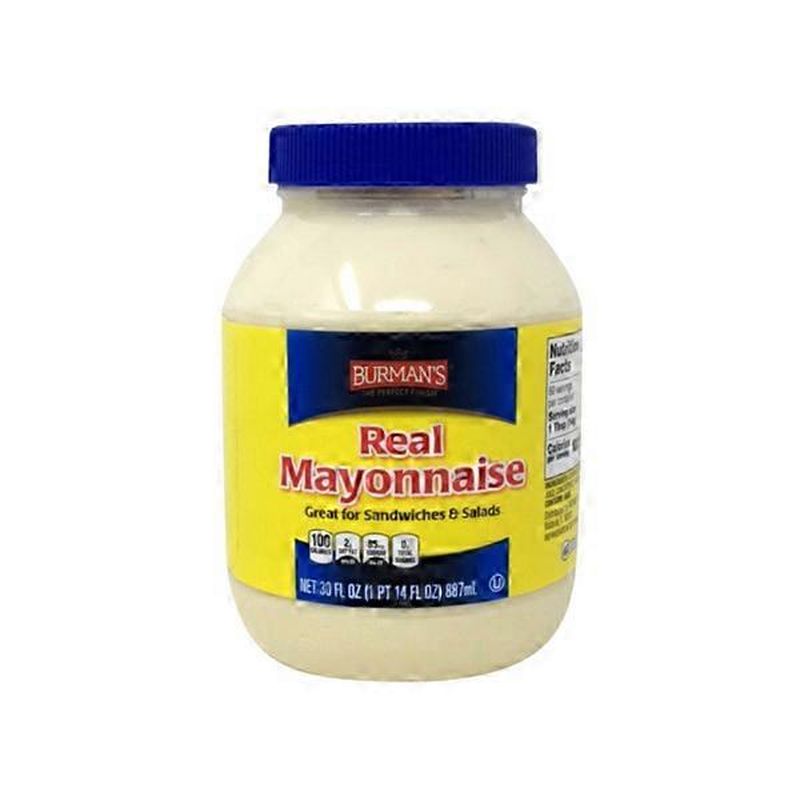 Burman’s Real Mayonnaise (30 fl oz) Instacart