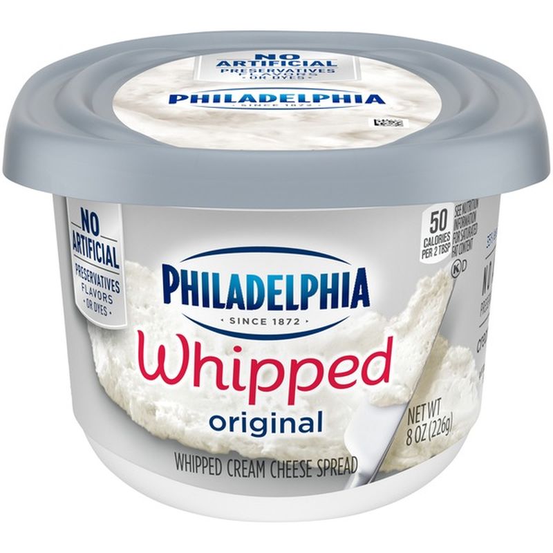 Philadelphia Plain Whipped Cream Cheese (8 oz) from Food Lion - Instacart