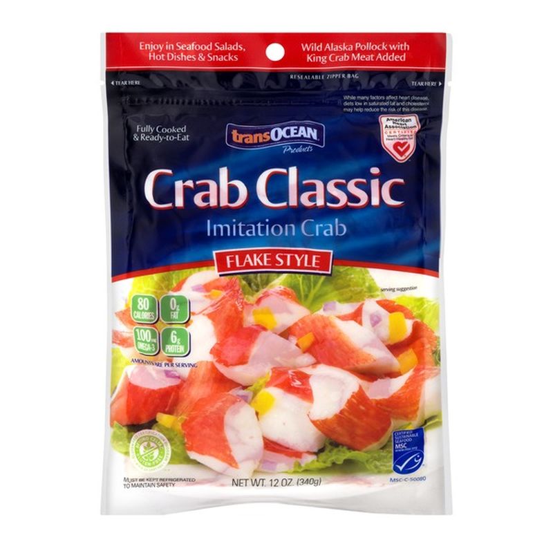 TransOcean Imitation Crab, Flake Style (12 oz) from Ralphs Instacart
