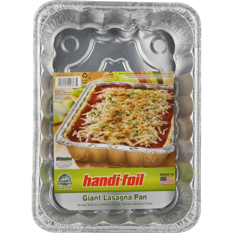 Handi-Foil Eco-Foil Giant Lasagna Pan (1 ct) from Shaw 's - Instacart