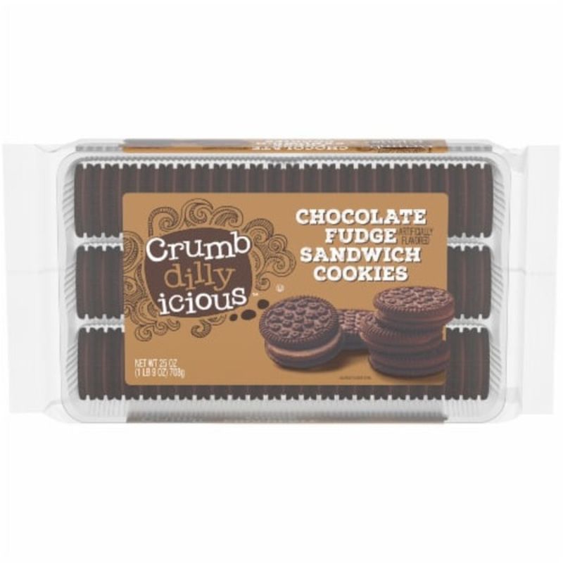 Crumbdillyicious Chocolate Fudge Sandwich Cookies (25 oz) Instacart