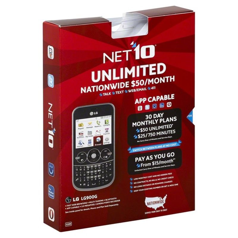 Net10 Cell Phone Lg900g 1 Ct Delivery Or Pickup Near Me Instacart