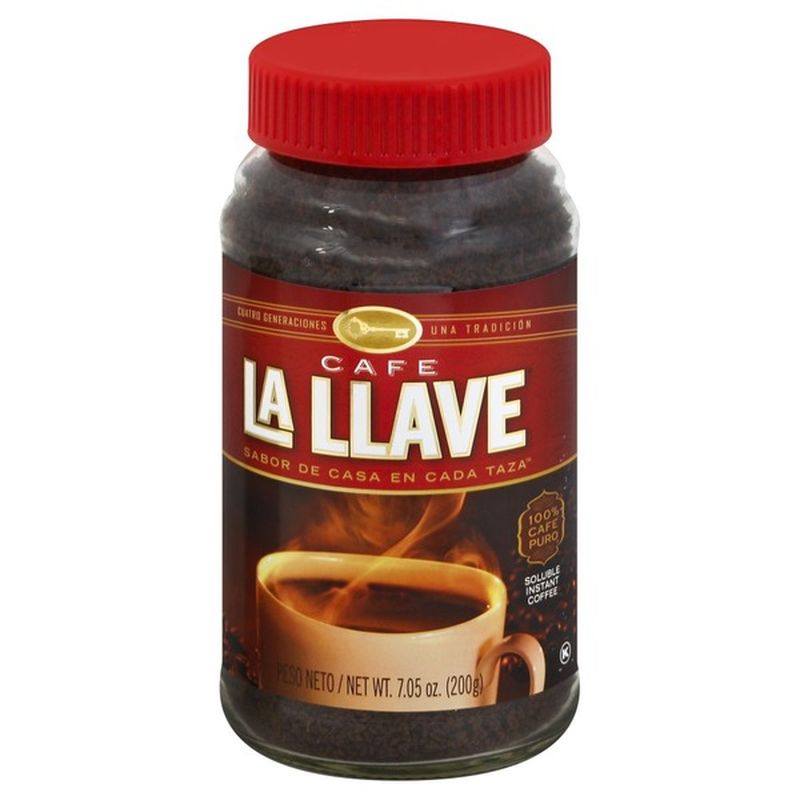 Cafe La Llave Coffee, Soluble Instant (7.05 oz) Instacart