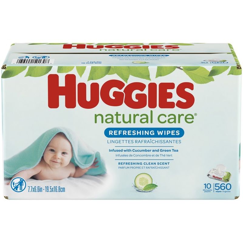 huggies natural care refreshing baby wipes