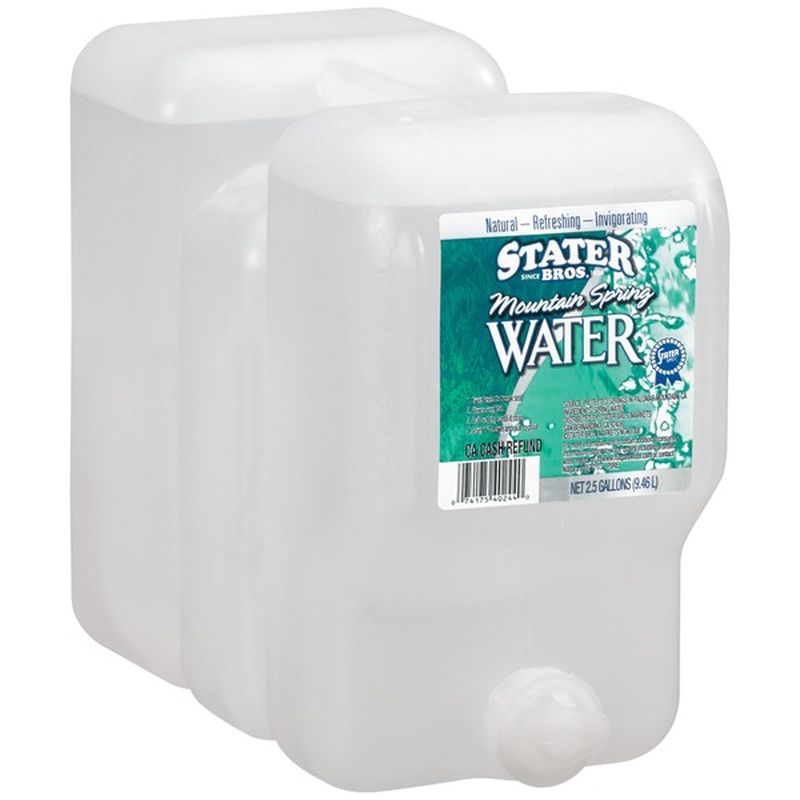 Stater Bros Mountain Spring Water (2.5 gal) from Stater Bros. Instacart