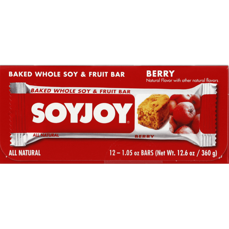 Soyjoy Whole Soy & Fruit Bar, Berry (12 each) Instacart