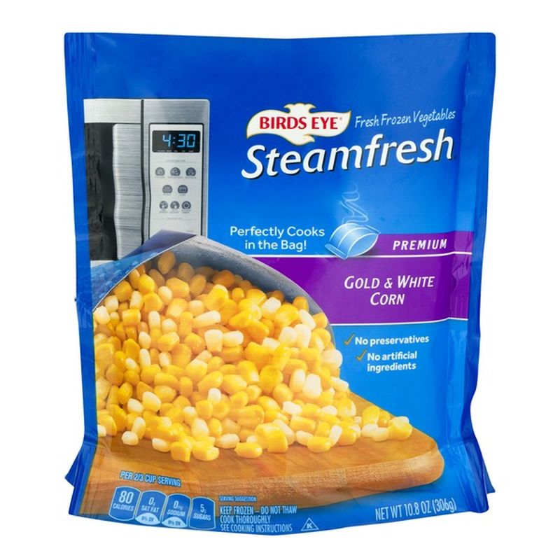 Birds Eye Premium Gold & White Corn Fresh Frozen Vegetables (10.8 oz ...