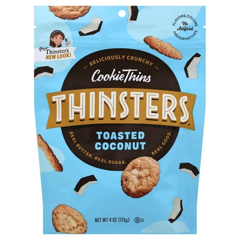 Thinsters Cookie Thins, Toasted Coconut (4 oz) Instacart