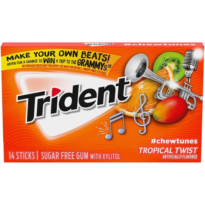 Trident Tropical Twist Gum 14 Ct From Smart And Final Instacart