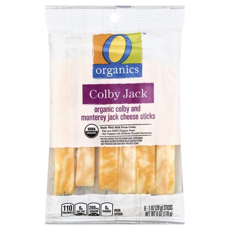 O Organics Organic Colby And Monterey Jack Cheese Sticks