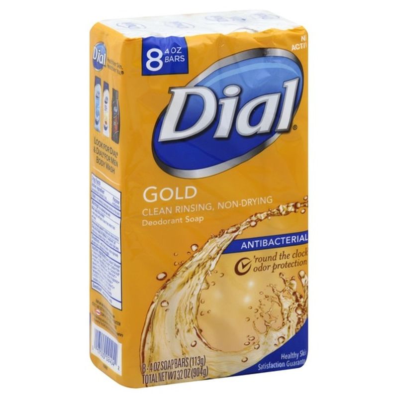 Dial Antibacterial Bar Soap, Gold (4 oz) - Instacart