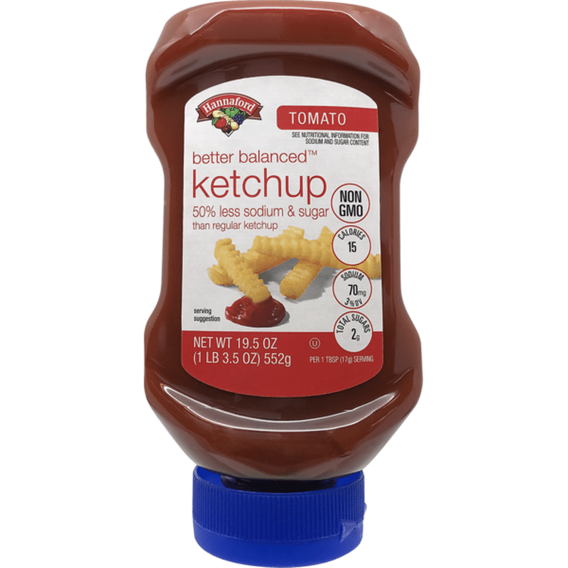 Hannaford Low Sodium Ketchup (19.5 oz) Instacart