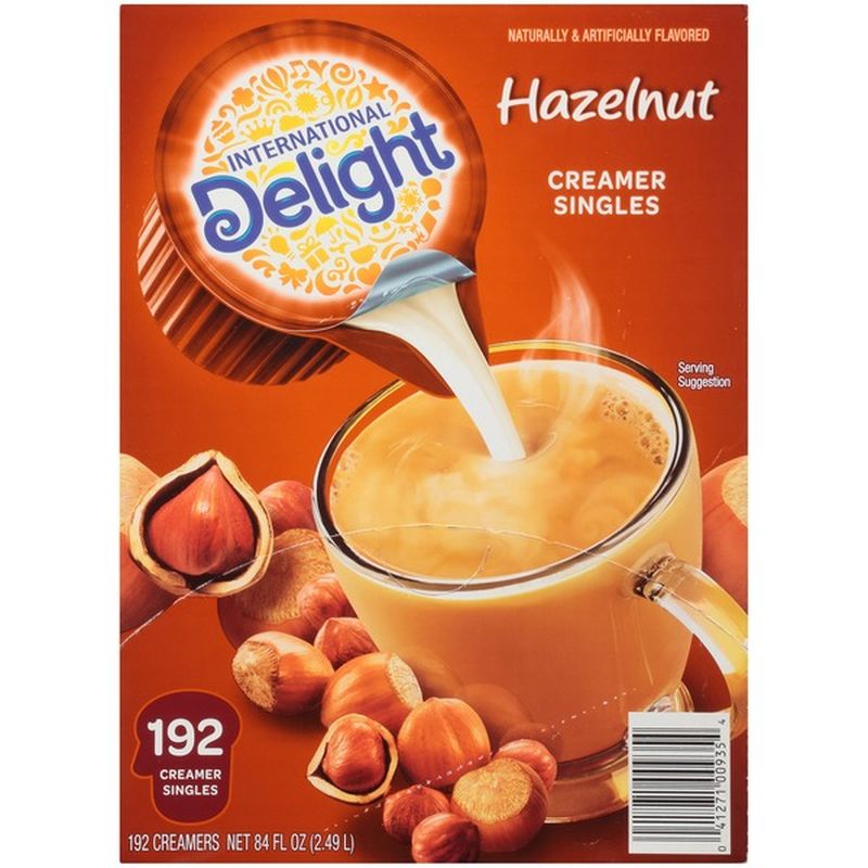 International Delight Hazelnut Coffee Creamer Singles (84 fl oz) from Sam's Club Instacart