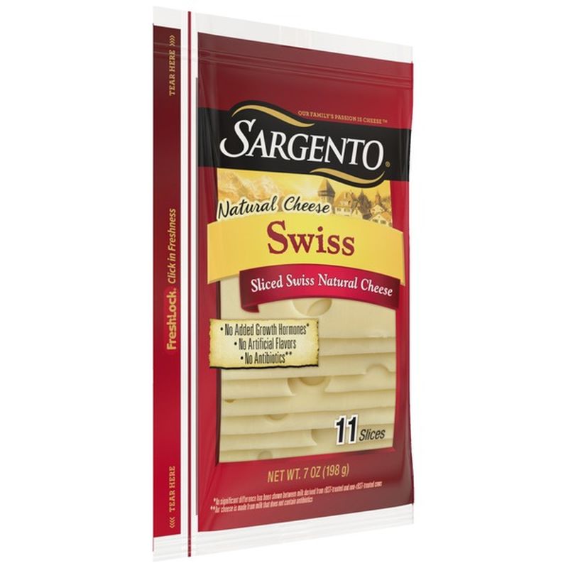 Sargento® Sliced Swiss Natural Cheese (11 ct) from Cub Instacart
