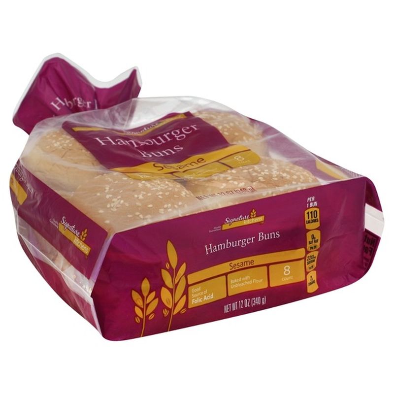 Signature Kitchens Enriched Sesame Hamburger Buns (8 ct) from Safeway