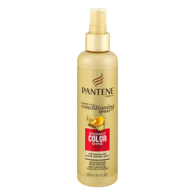 Pantene Pro-V Leave-In Conditioning Spray Radiant Color Shine (252 ml ...