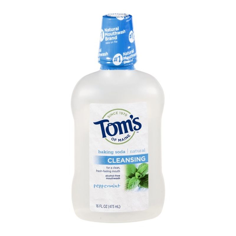Tom's of Maine Cleansing Alcoholfree Mouthwash Peppermint (16 fl oz