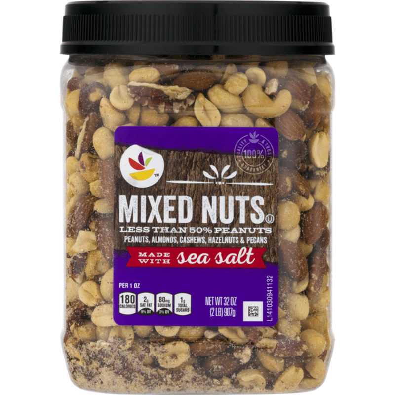 Ahold Mixed Nuts made with Sea Salt (32 oz) Instacart