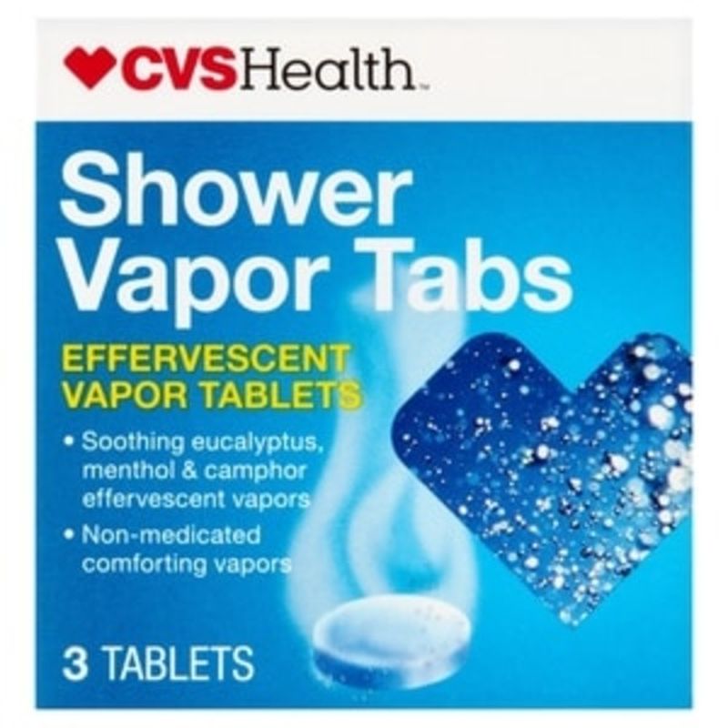 CVS Shower Reliever Effervescent Vapor Tablets (3 ct) Instacart
