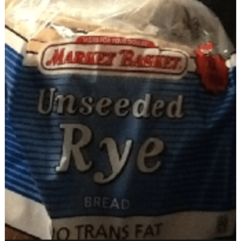 Market Basket Unseeded Rye Bread (16 Oz) - Instacart