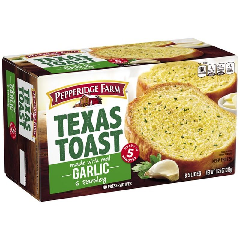 Pepperidge Farm® Texas Toast Garlic 8 Ct Instacart 5907