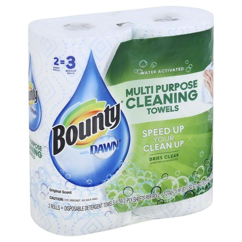 Bounty With Dawn Bounty with Dawn WaterActivated MultiPurpose