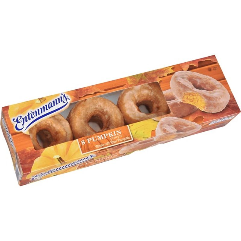 Entenmann S Classic Pumpkin Donuts 8 Ct Instacart