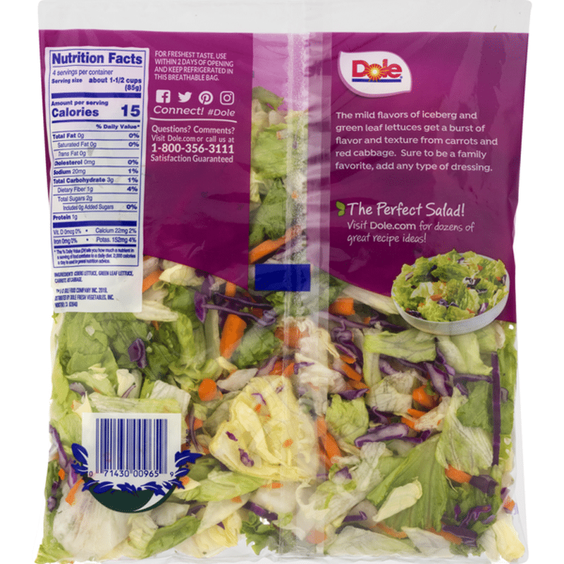 Dole Salad Blend, Greener Selection (12 oz bag) Instacart