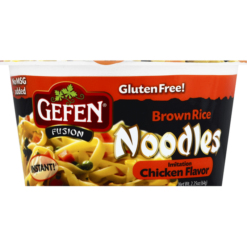 Gefen Noodles, Brown Rice, Imitation Chicken Flavor (2.25 oz) Instacart
