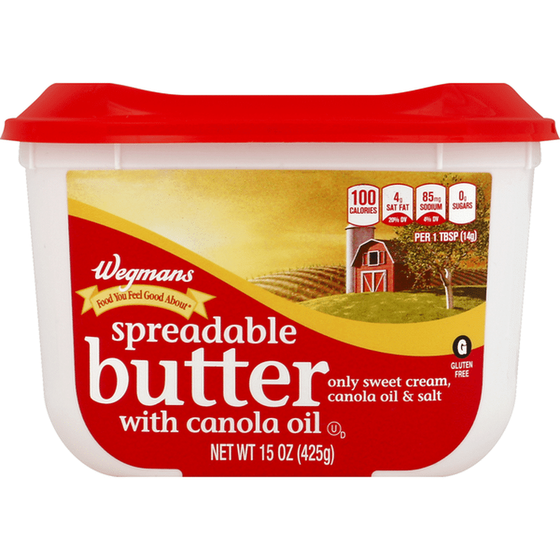 Wegmans Food You Feel Good About Spreadable Butter with Canola Oil (15