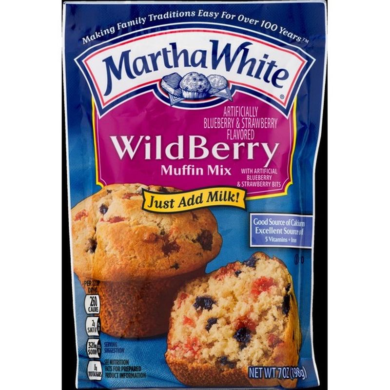 Martha White Muffin Mix Wild Berry, Pouch (7 oz) Instacart
