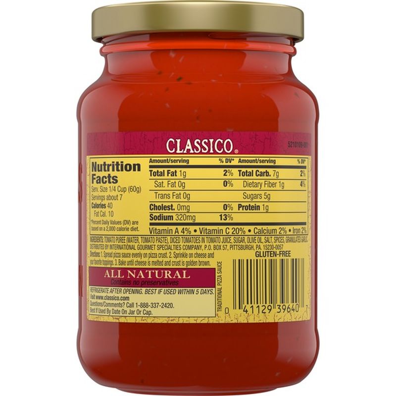 Classico Traditional Pizza Sauce 14 Oz Delivery Or Pickup Near Me classico-traditional-pizza-sauce-14-oz-delivery-or-pickup-near-me