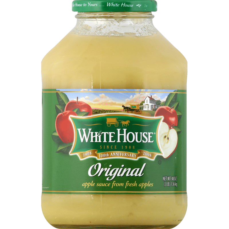 White House Apple Sauce, Original (48 oz) Instacart