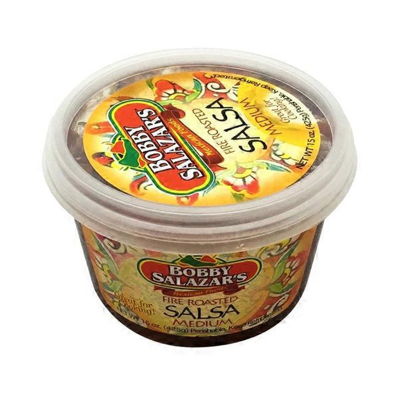 Bobby Salazars Salsa, Fire Roasted, Medium (15 oz) from FoodsCo - Instacart