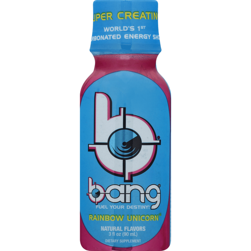 Bang Energy Shot Carbonated Rainbow Unicorn 3 Oz Instacart