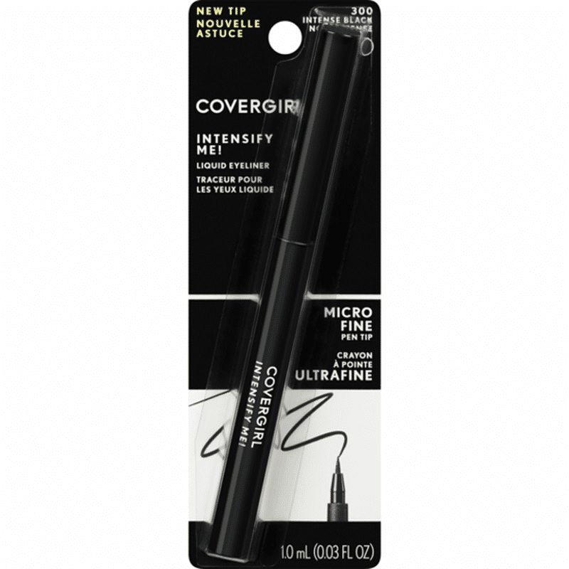 CoverGirl Intensify Me Liquid Eyeliner, Intense Black (0.03 fl oz