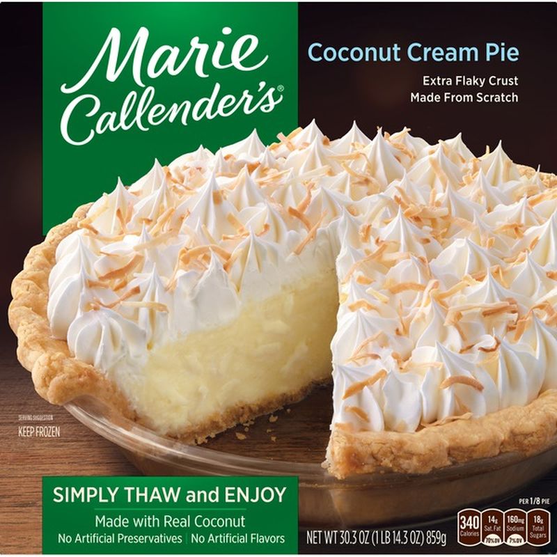 Marie Callender S Coconut Cream Pie 30 3 Oz Instacart