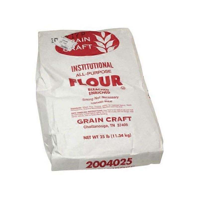 Grain Craft All Purpose Bleached Flour (25 lb) Instacart
