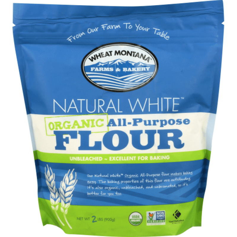 Wheat Montana Natural White Organic All Purpose Flour (2 lb) Instacart