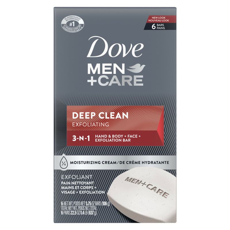 Dove Body Soap And Face Bar Deep Clean (3.75 oz) Instacart