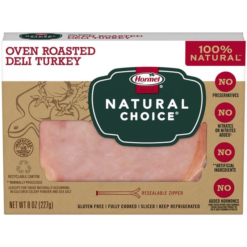 Hormel Natural Choice Oven Roasted Deli Turkey (8 Oz) From Publix ...