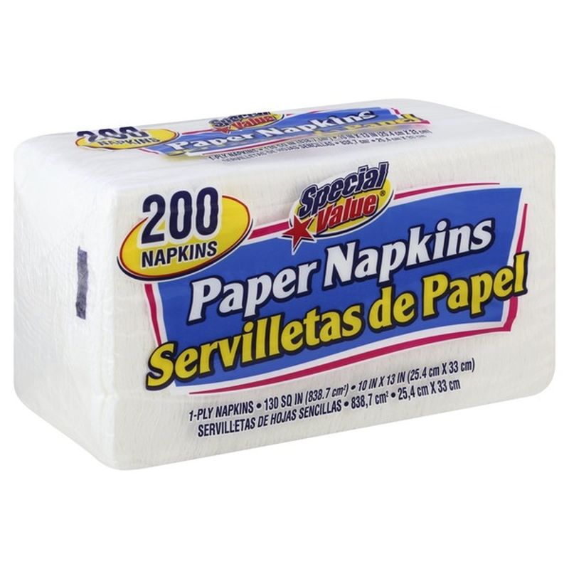 Special Value Paper Napkins (200 ct) from Superior Grocers Instacart