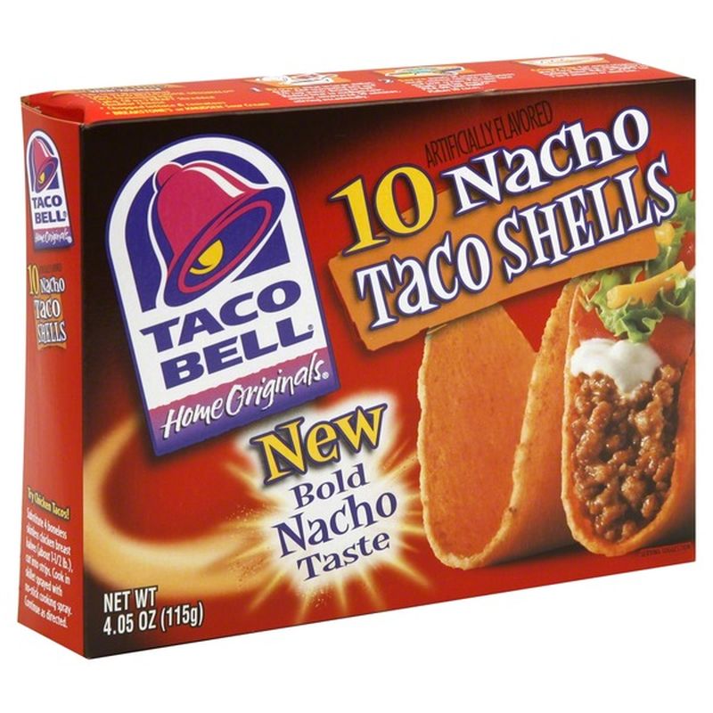 Taco Bell Taco Shells, Nacho (10 each) Instacart