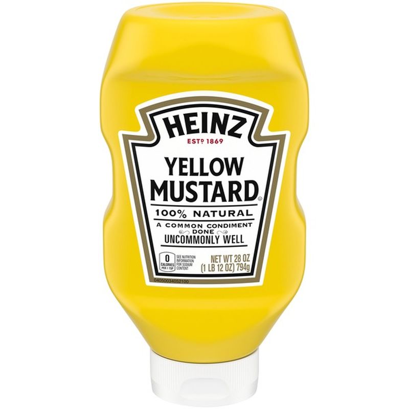 Heinz Yellow Mustard (28 oz) Instacart